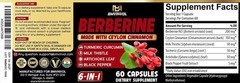 Multi-Supplement Immune Support with Berberine and Black Pepper – 60 Count