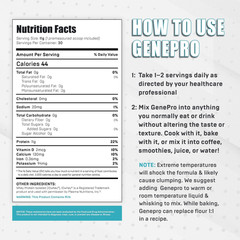 GENEPRO GEN. 3 Unflavored Protein Powder – (3rd Generation, 30 Servings)