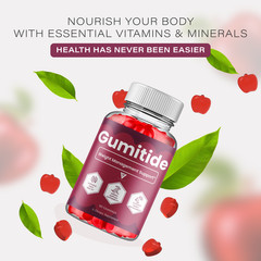 Gumitide Weight Management Gummies, Gumitide Supplement (60 Gummies)