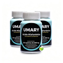 3 bottles Hyaluronic Acid 30 Caplets 850mg Daily Health Supplement New–