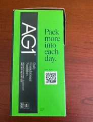 AG1, Greens, Daily Foundational Nutrition, Packet, 40 CT, Sealed Box