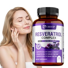 Resveratrol Complex 120pcs – Supports Cellular Energy and Repair, Skin Health