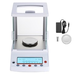 Analytical Balance 220 g x 0.1 mg High Precision Lab Scale with Glass Draft