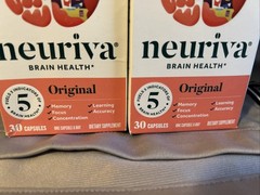 Neuriva Brain Health Original, Memory Focus Concentration 60ct (2x30ct) 10/2026