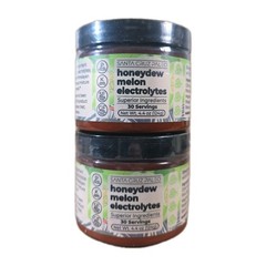 2x Sugar-Free Honeydew Melon Electrolyte Powder 4.4oz Hydration Recovery Drink