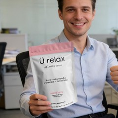 3 Pack U Relax Calming Tonic- 45 Packets MIXED BERRY Flavor Relax Calming Drink