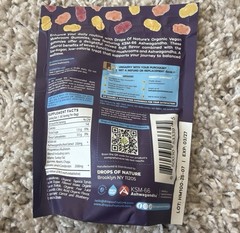 Drops of Nature Mushroom Gummies 80ct KSM-66 Ashwagandha Organic Vegan