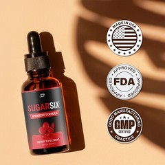 (3 Pack) Sugar Six Drops Healthy Formula – SugarSix Liquid Drops, All Natural