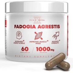 NEW Peak Revival-X Fadogia Agrestis 2000mg Per Serving Supplement.