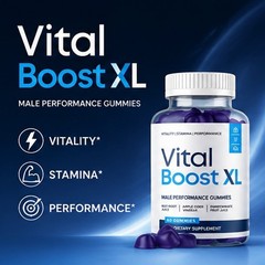 1 Pack Vital Boost XL Male Gummys Advanced Formula VitalBoost XL 60 Gummies NEW