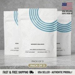 Pack Of 3 Women’s Balance Refill Pouch 360 Pills Ages 45 and Up-Free Shipping
