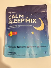 Vyven Calm Sleep Mix 20ct Raspberry – Magnesium, Melatonin, GABA – Sleep Powder