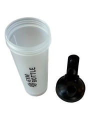 Large Sports & Gym Bottle, Ice Shaker, 26 oz – Leak Proof Flip Top – Ounce & mL