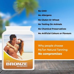 NEW Bronze Tanning Pills Twin Pack Sun Tan Supplement 14 Week Supply