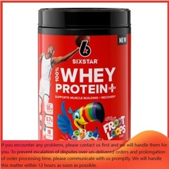 Six Star 100% Whey Protein Plus Kelloggs – Froot Loops – 1.81 lbs: Gluten-Free