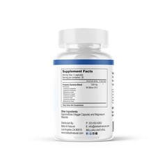 2 BOTTLES–Bella All Natural Probiotics for Digestive & Immune Health, 60 B CFU