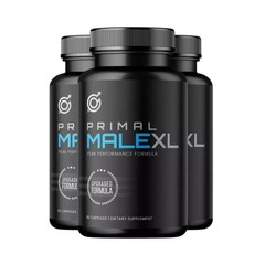 3-Pack Primal Male XL, Primal Male For Mens Health Supplement (180 Capsules)