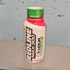 7-Hour Energy Redline Max 600 Sour Heads Energy Drink Liquid, Endurance/Energy