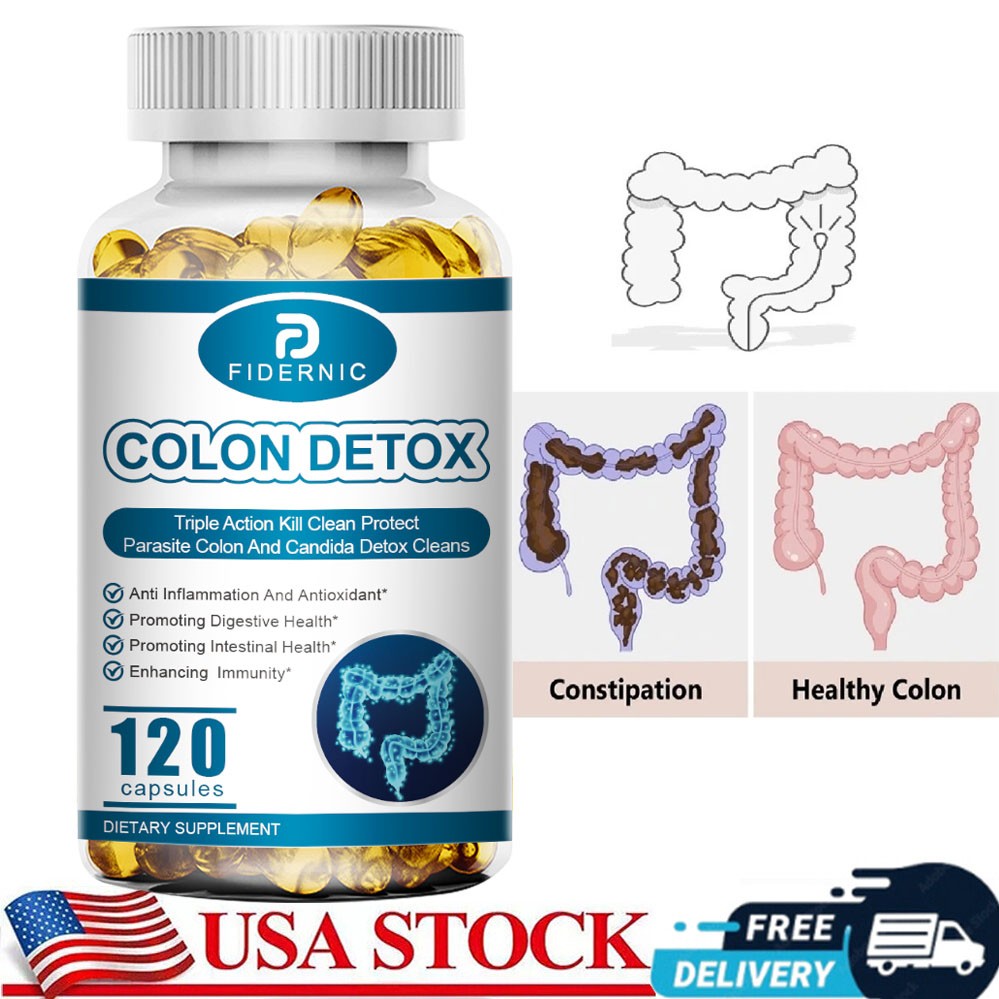 Parasite Candida X25 Colon Detox Cleanse Natural Herbal Supplement 120 Capsules