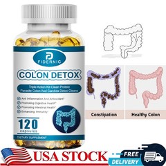 Parasite Candida X25 Colon Detox Cleanse Natural Herbal Supplement 120 Capsules