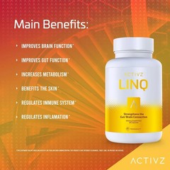 NEW ACTIVZ LINQ – Advanced Epigenetic Formula for Brain , Gut , Skin NEW LOGO