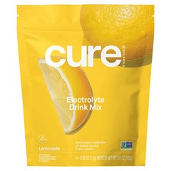 2 X Cure Hydration, Hydrating Electrolyte Mix, Lemonade, 14 Packets, -worldwide