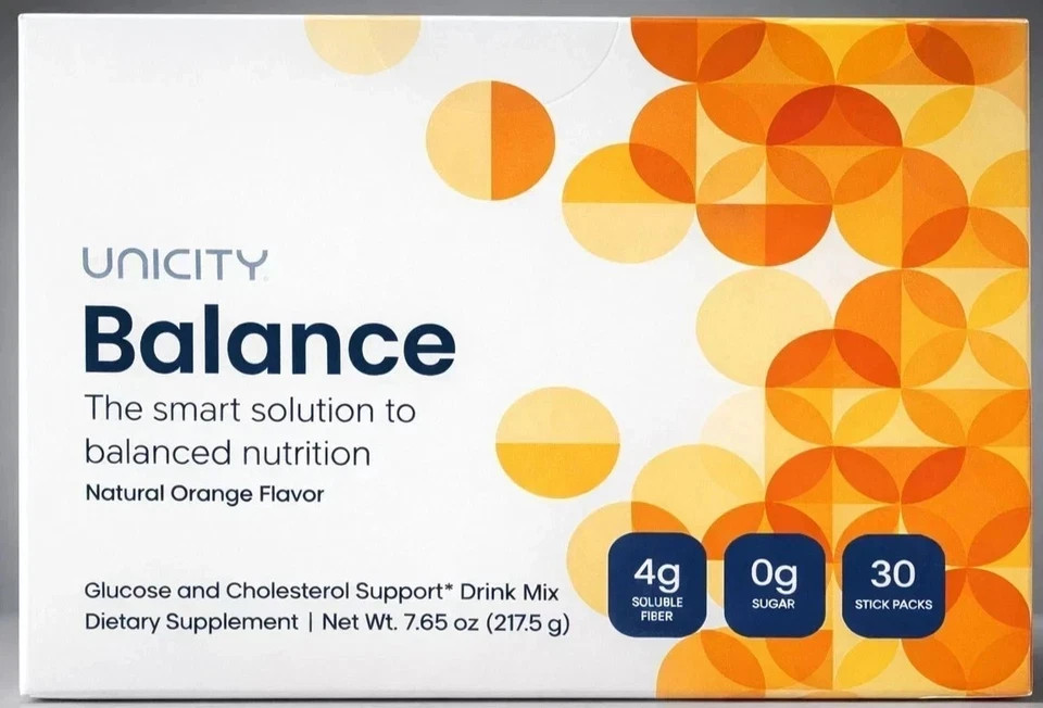 Unicity BALANCE 30 Packets/Stick Packs ORANGE Exp 5/2/2027 NEW/SEALEDqB