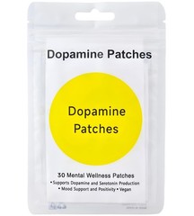 30-PCS Patches Dopamine Mood Support and Positivity Mental Wellness