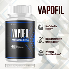 (5 Pack) Vapofil Advanced Male Pills Vapo Fil Formula Supplement 300 Capsules