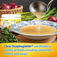 Clear DysphagiAide Thickener Powder 4.4 oz 90 Servings Nectar Honey IDDSI New