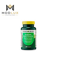 Spring Valley Probiotic Multi-Enzyme Digestive Formula Tablets, 200 Count