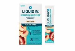 Full Case Sugar Free Peach Liquid IV Electrolyte Drink