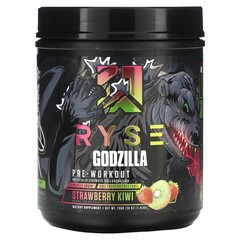 2 X Ryse Supps, Godzilla, Pre-Workout, Strawberry Kiwi, 1.6 lbs (738 g)