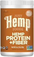 Just Hemp Foods Hemp Protein Powder Plus Fiber, Non-GMO Verified with 11g