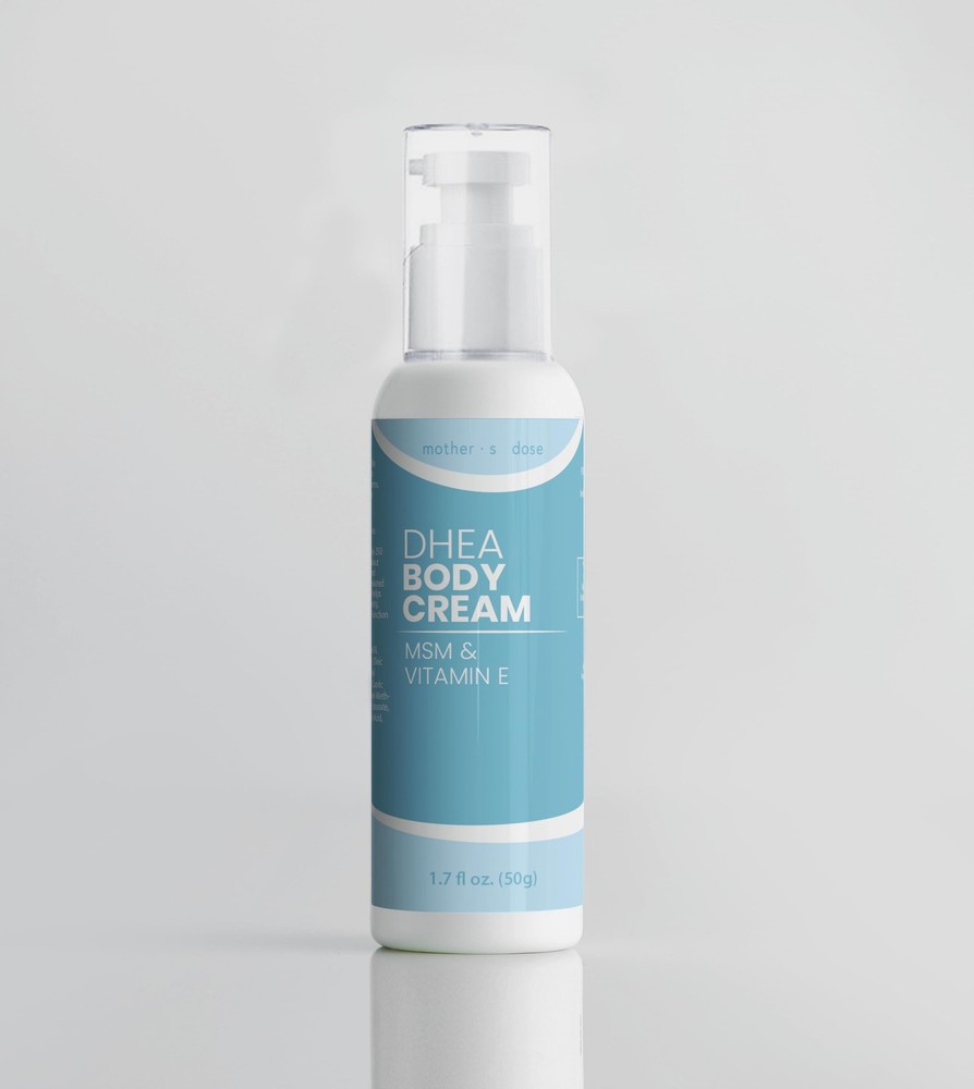 Mother’s Dose DHEA 50mg Cream for Women and Men- Bioidentical DHEA USP Natura…