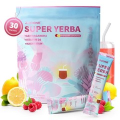 ZOOONE Super Yerba Instant Drink Powder 30 RASPBERRY LEMONADE Flavor, – Servings