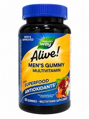 Men’s Multivitamin Gummies 60 Count with Vitamins & Minerals Fruit Flavored