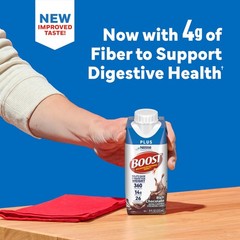 BOOST Plus Nutritional Drink Rich Chocolate 8 fl oz Pack of 24
