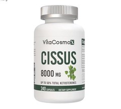 VitaCosmoX Cissus Quadrangularis Extract Maximum Strength 8000mg 120 Capsules