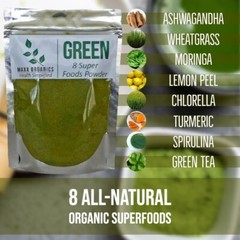 MAXX Organics Ultimate Athletic Juice Greens Cocktail 8 SUPER FOOD POWDER 30 Day