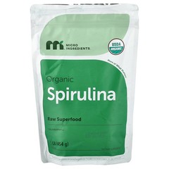 2 X Micro Ingredients, Organic Spirulina Powder, 1 lb (454 g)