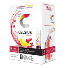 Energy Drink Mix Packets, Dragonfruit Lime & Cranberry Lemon