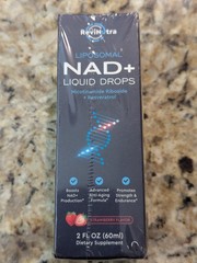 ReviNutra Liposomal NAD+ Liquid Drops Strawberry 2 fl oz
