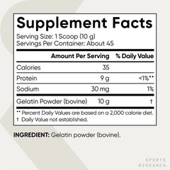 Keto Friendly Gelatin Collagen Cooking Powder – Sourced from Pasture Raised Cows