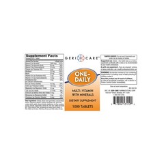 Geri-Care Multivitamin Tablet 531-10-GCP 1 Bottle 1000 per Bottle