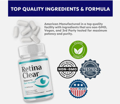 (3 Pack) Retina Clear Capsules, RetinaClear Eye Health Support (180 Capsules)