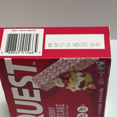 4x QUEST Protein Bars Strawberry Shortcake 4 Bars in a Box – 4 BOXES BB 6/27/26