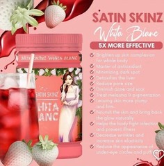 Whita Blanca 800g x 1 jar. 5x more brightening 💯 AUTHENTIC. Satin Skinz
