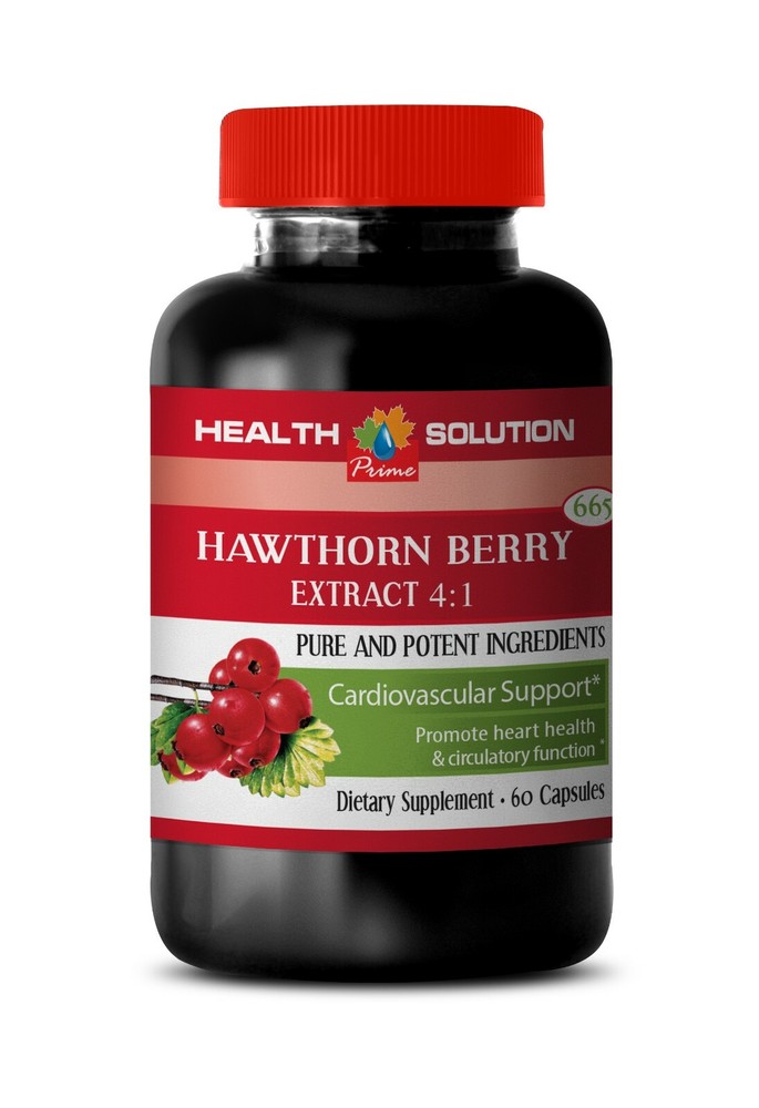 lower blood pressure naturally – Hawthorn Extract 665mg – heart health pills 1B