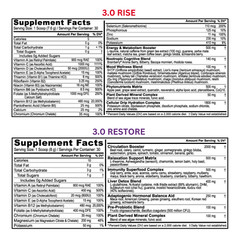 Youngevity 3.0 Rise & 3.0 Restore / 30 Servings